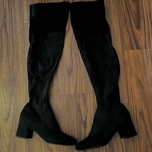 Black Over-the-Knee Boots